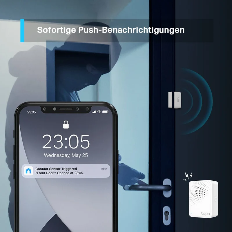 Tapo T110 | Smart Kontakt Sensor für Fenster-/Türsicherung