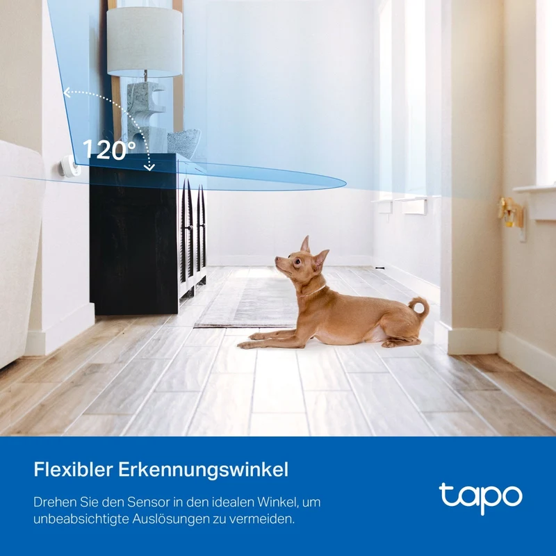 Tapo T100 | Smart Bewegungsmelder mit sofortigem Alarm