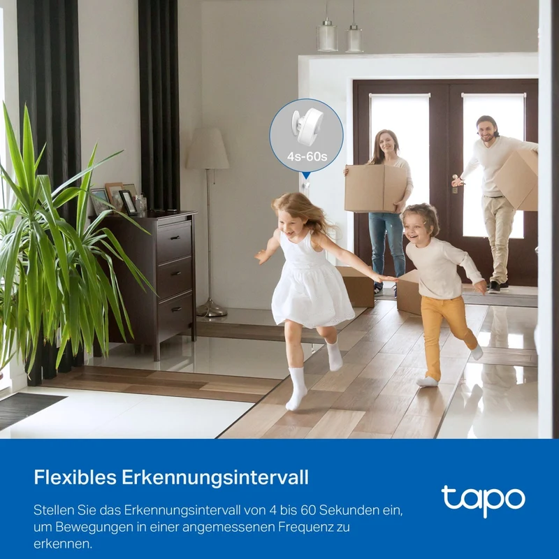 Tapo T100 | Smart Bewegungsmelder mit sofortigem Alarm