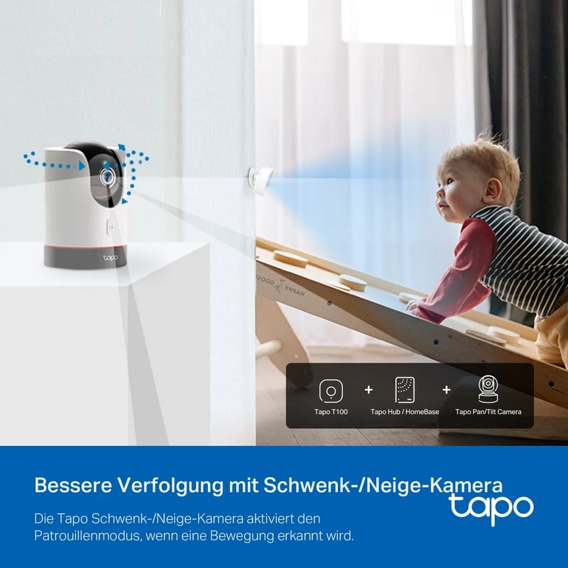 Tapo T100 | Smart Bewegungsmelder mit sofortigem Alarm