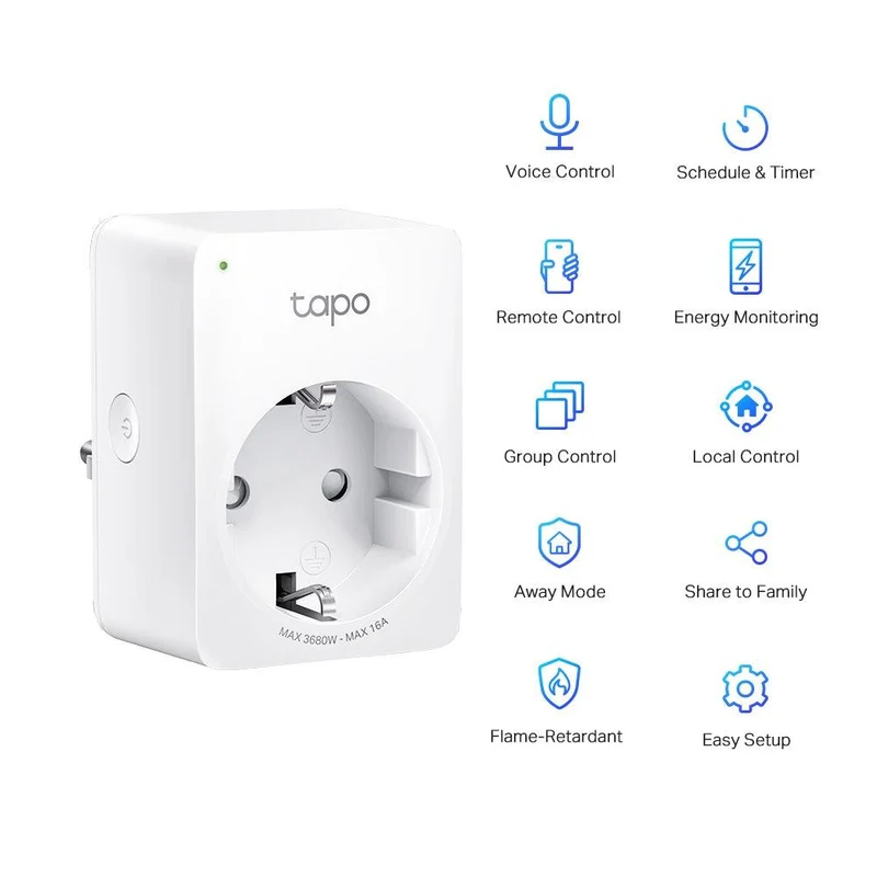 Tapo P110(1er-Pack) | WLAN Steckdose Energieüberwachung