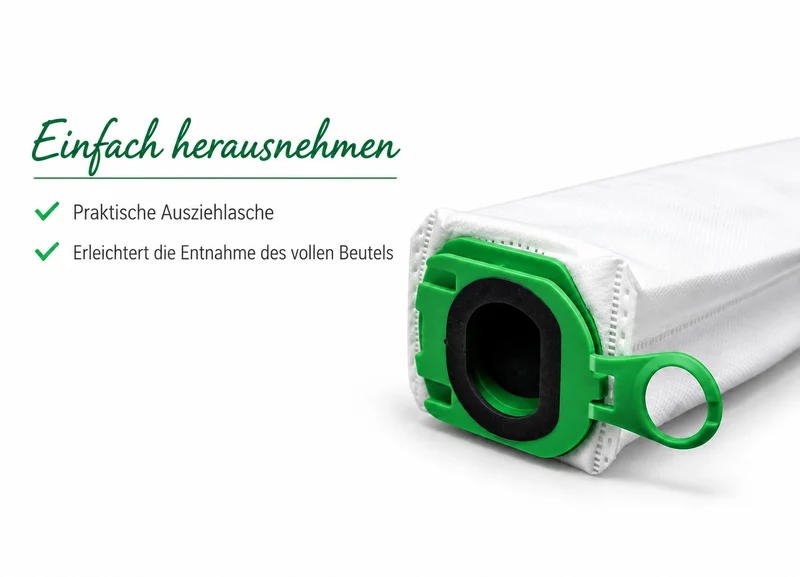 5 Microvlies Staubsaugerbeutel geeignet für Vorwerk Kobold VB100 VB 100 FP100 FP 100