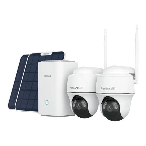 Reolink Hub with 2x Argus PT Ultra 2x Solar Panel