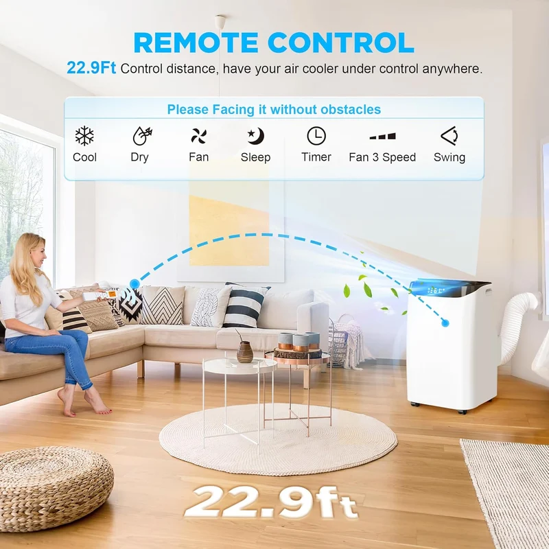 Portable Air Conditioner 12000 BTU | Cools up to 500 sq ft