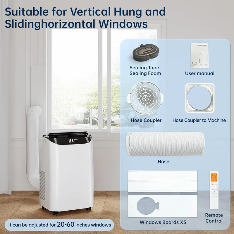 Portable Air Conditioner 12000 BTU | Cools up to 500 sq ft
