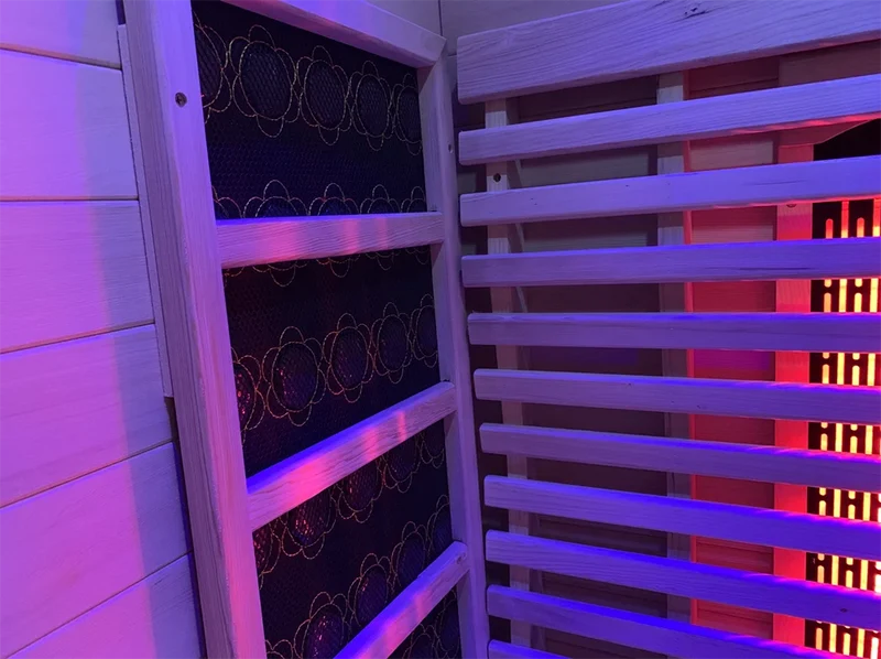 Smartmak 1-Person Infrared Sauna Room – Indoor Colorful Light Sauna.