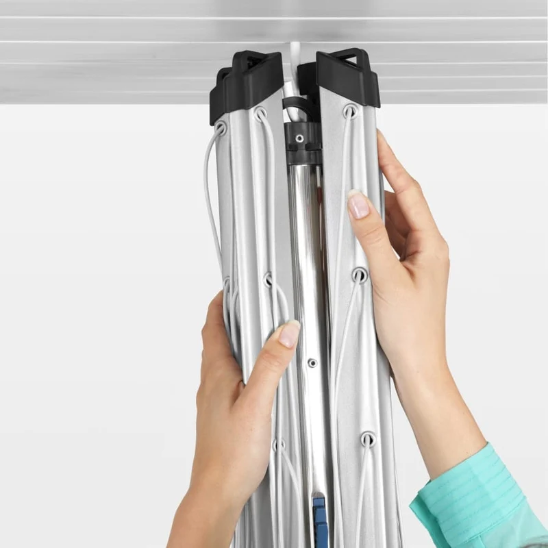 Brabantia Compact Wäschespinne, 30 Meter, mit Bodenhülse