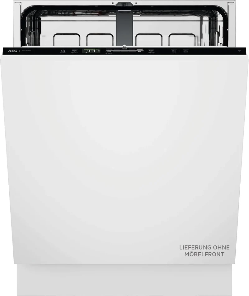 AEG Geschirrspüler AEG 7000 GI7200B1SO, nur 8,4L Wasserverbrauch, Vollintegrierter 7000 60cm, 44dB, flexible Körbe & effiziente Reinigung