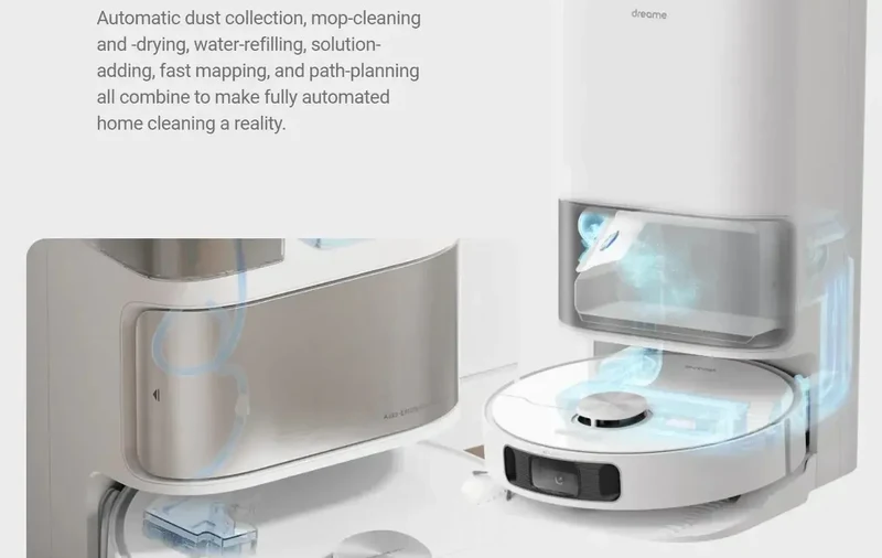 Global Dreame L10s Ultra Robot Vacuum and Mop Combo Auto Mop Cleaning.