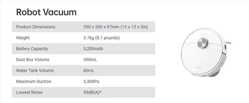 Global Dreame L10s Ultra Robot Vacuum and Mop Combo Auto Mop Cleaning.