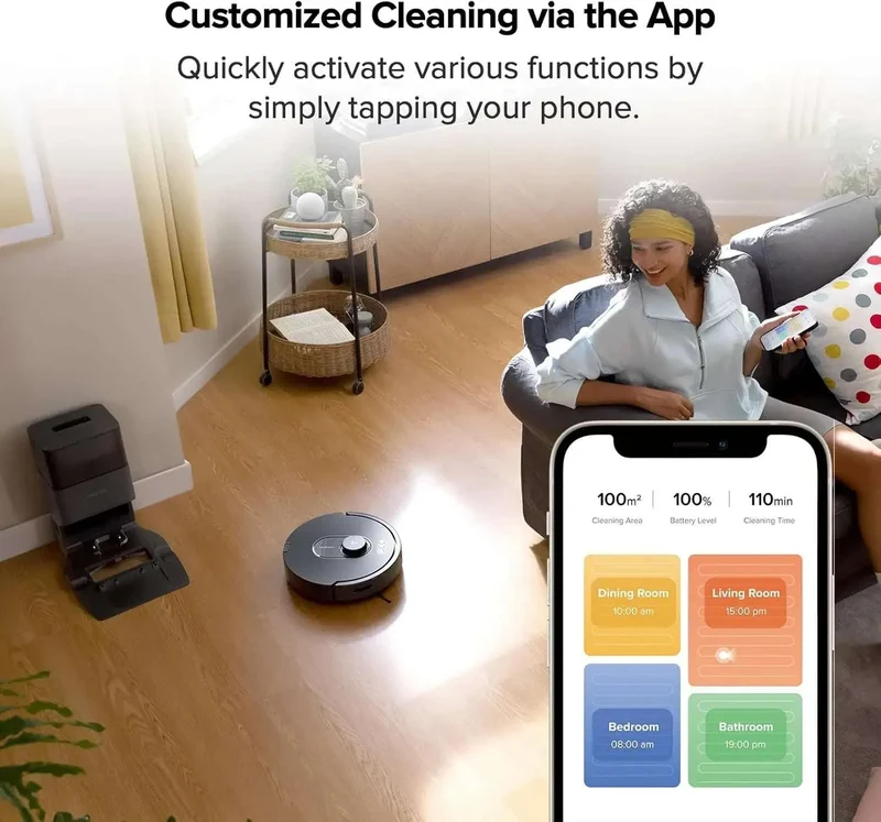 Roborock Q5 Max+ Robot Vacuum with Self-Empty Dock – Hands-Free Home Cleaning