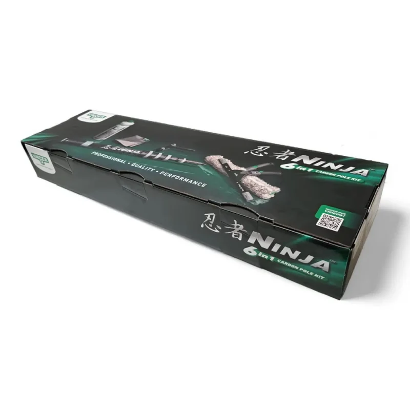 UNGER NINJA 6in1 Carbon-Stangen-Set AKN19 Glasreinigungsset