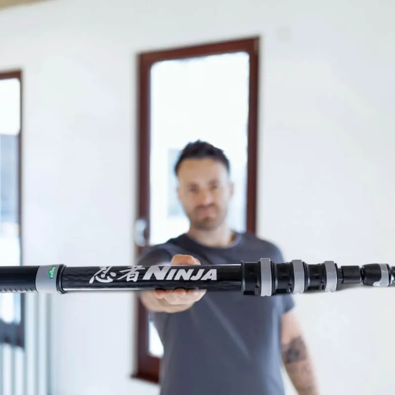 UNGER NINJA 6in1 Carbon-Stangen-Set AKN19 Glasreinigungsset