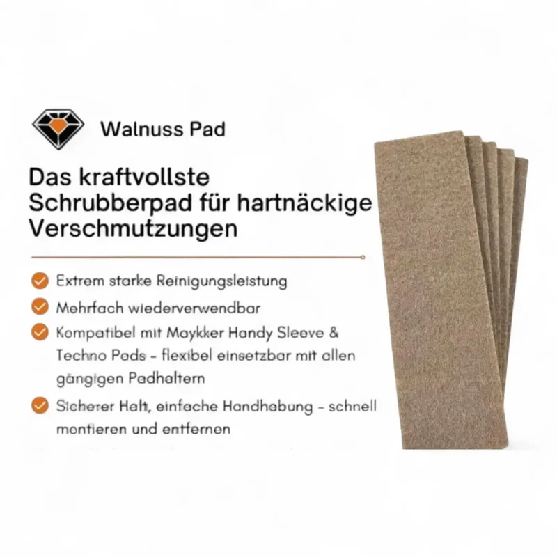 MAYKKER Walnuss Einwascher Bezug