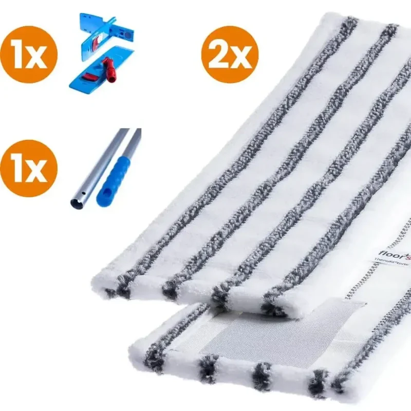 Bodenwischer Profi-Set mit Wischmops "Schmutzbrecher 40 cm"