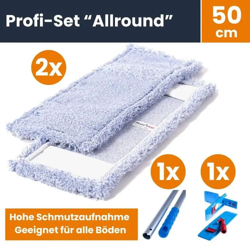 Bodenwischer Profi-Set mit Wischmops "Allround 50"