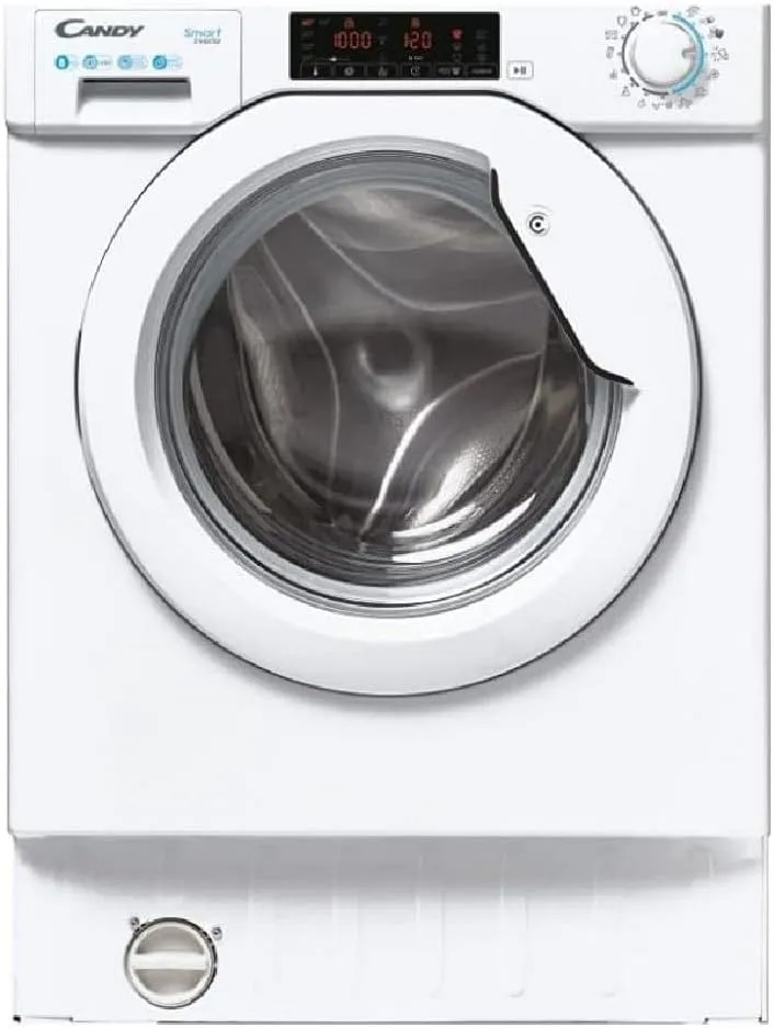 Candy Modell 48TWME-S 1400, Frontbeladung voll integriert, Gewicht 8kg Waschen, CBW Einbau Frontbeladung, min Weiß, Startzeitvorwah Liter