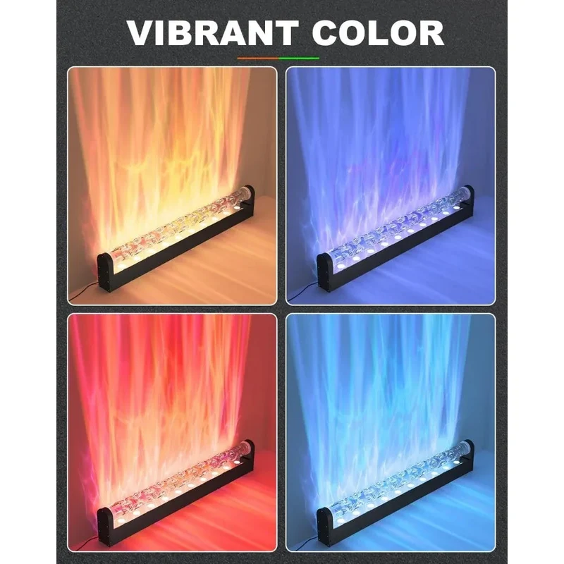 RGBW Dynamic Wave Wall Light,Flowing Water,Aurora Visual-Color Changing Wall Washer Lamp with Remote & APP-Ambient Light 1 Pack