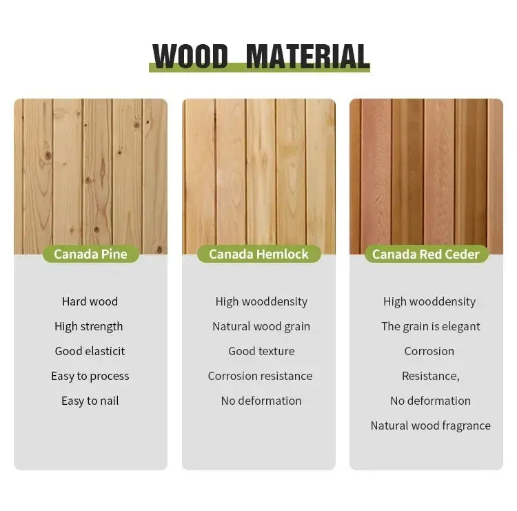 Red Cedar 6-Person Smart Outdoor Sauna | Home Fusion™ Traditional Dry Steam Spa.