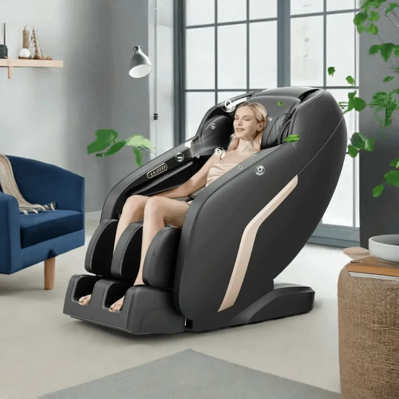 Massage Chair, Zero Gravity Shiatsu Massage Chairs Full Body and Recliner SL-Track Massage Chair with Bluetooth Speaker,Anion,Thai Stretch,USB Charing,Heating and Foot Roller Massager