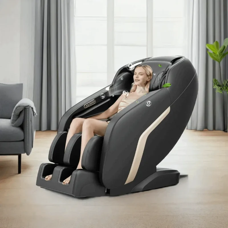 Massage Chair, Zero Gravity Shiatsu Massage Chairs Full Body and Recliner SL-Track Massage Chair with Bluetooth Speaker,Anion,Thai Stretch,USB Charing,Heating and Foot Roller Massager