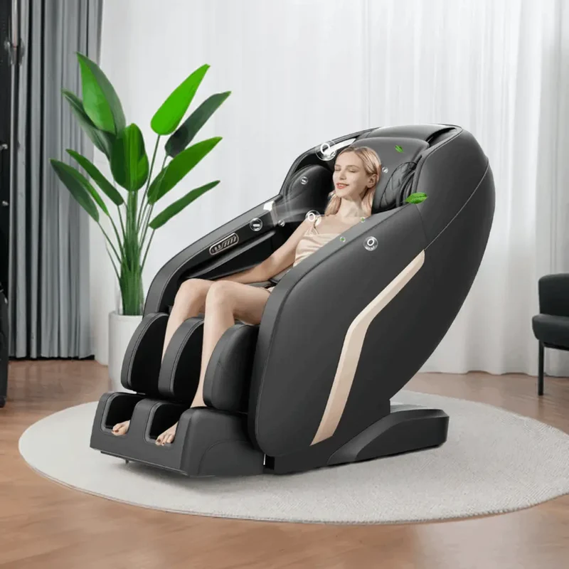 Massage Chair, Zero Gravity Shiatsu Massage Chairs Full Body and Recliner SL-Track Massage Chair with Bluetooth Speaker,Anion,Thai Stretch,USB Charing,Heating and Foot Roller Massager