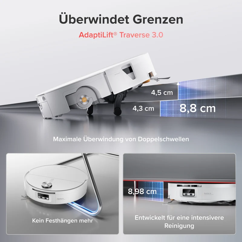 Roborock Saros 20 Flow Complete – Druck-Selbstreinigungssystem SpiraFlow™ 2.0