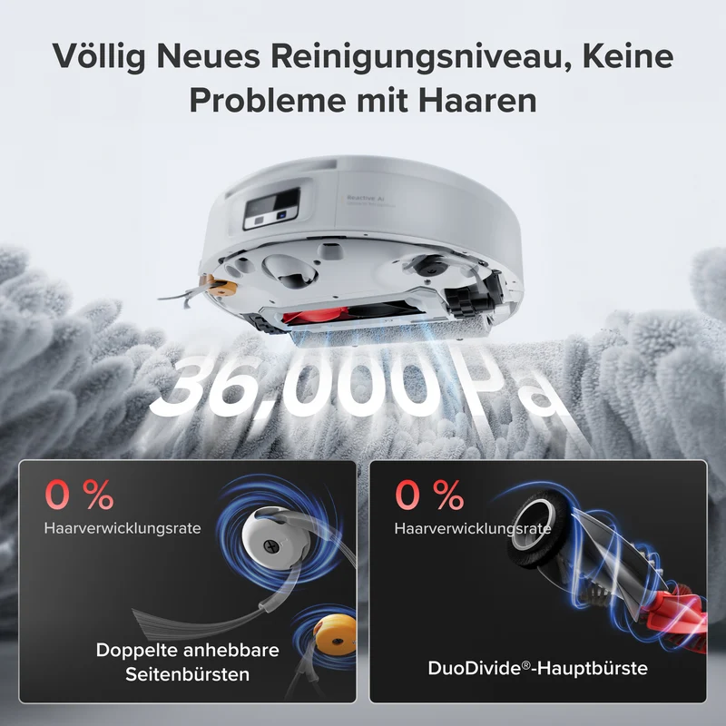 Roborock Saros 20 Flow Complete – Druck-Selbstreinigungssystem SpiraFlow™ 2.0
