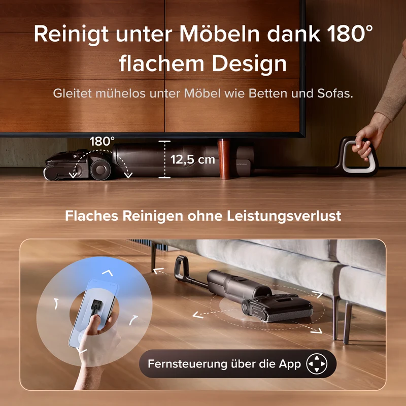 Roborock F25 Pro Turbo Nass-Trocken-Staubsauger mit HyperScrub Tiefenreinigung auf Knopfdruck