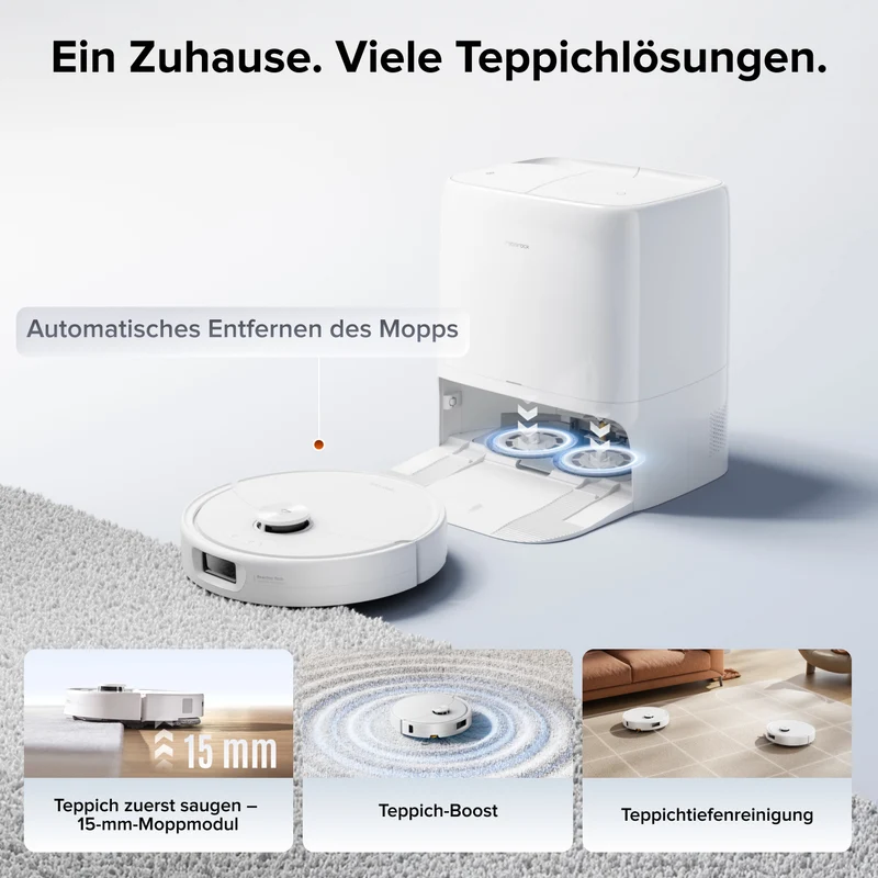 Roborock Qrevo 2 Pro Set – Saugroboter mit automatischem Mopp-Entfernen