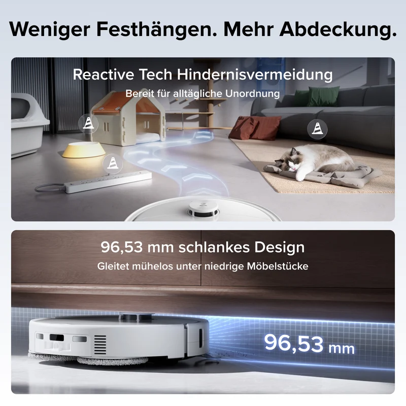 Roborock Qrevo 2 Pro Set – Saugroboter mit automatischem Mopp-Entfernen