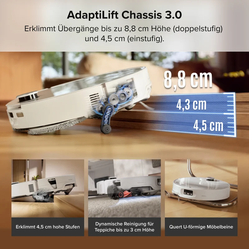 Roborock Saros 20 Neo Saug- und Wischroboter mit Heißwasserwischen und intelligenter Dockingstation