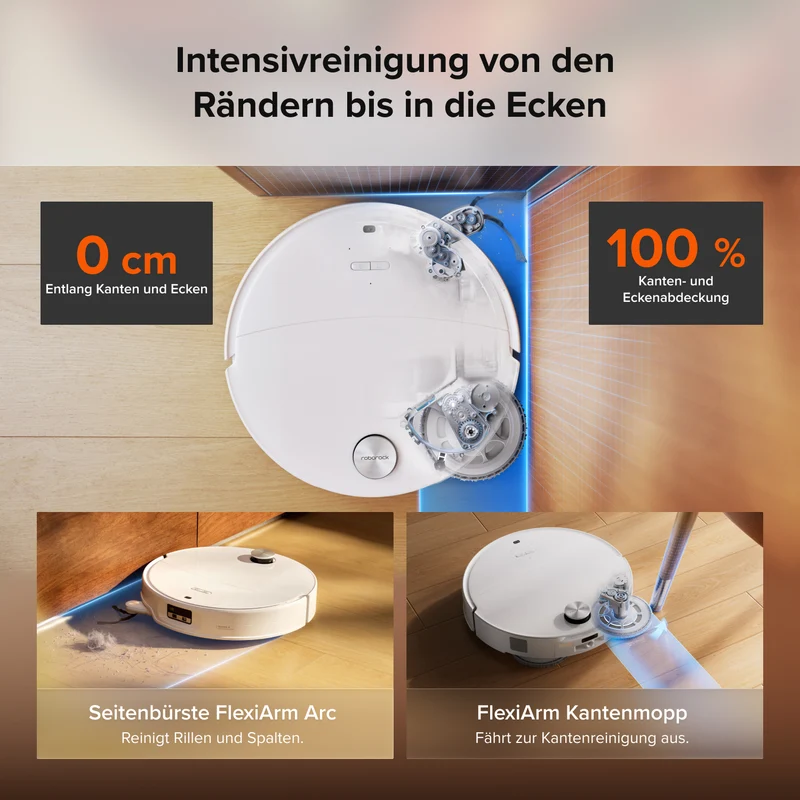Roborock Saros 20 Neo Saug- und Wischroboter mit Heißwasserwischen und intelligenter Dockingstation
