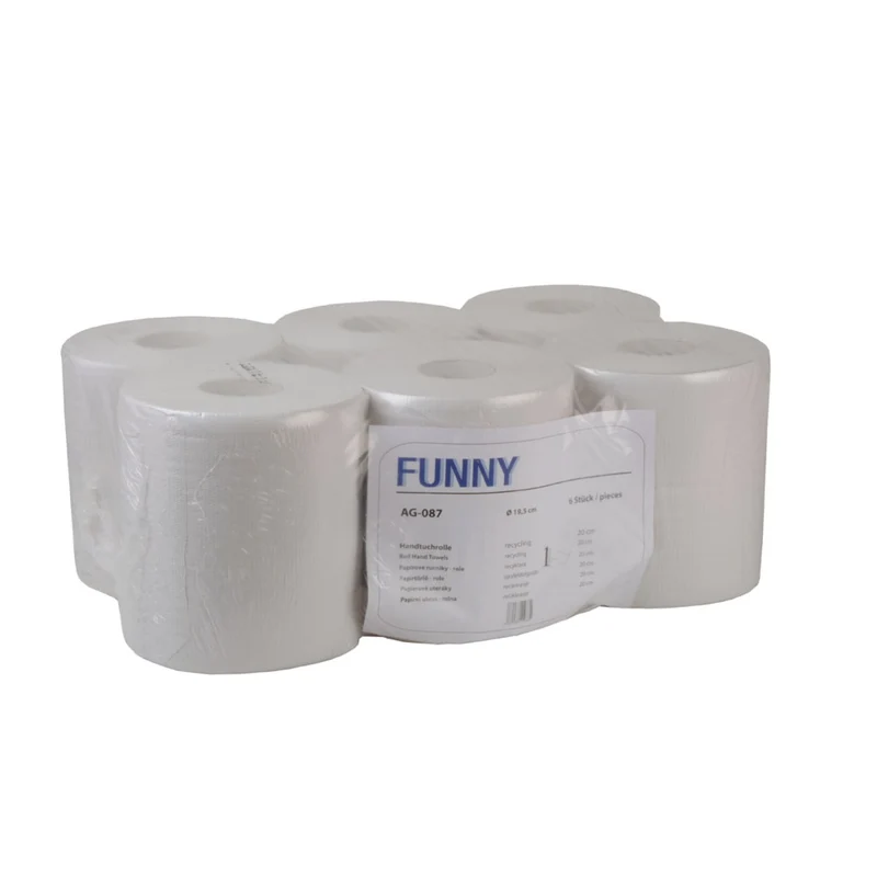 Funny Handtuchrolle MIDI, 1-lagig, recycling weiß, 20 cm