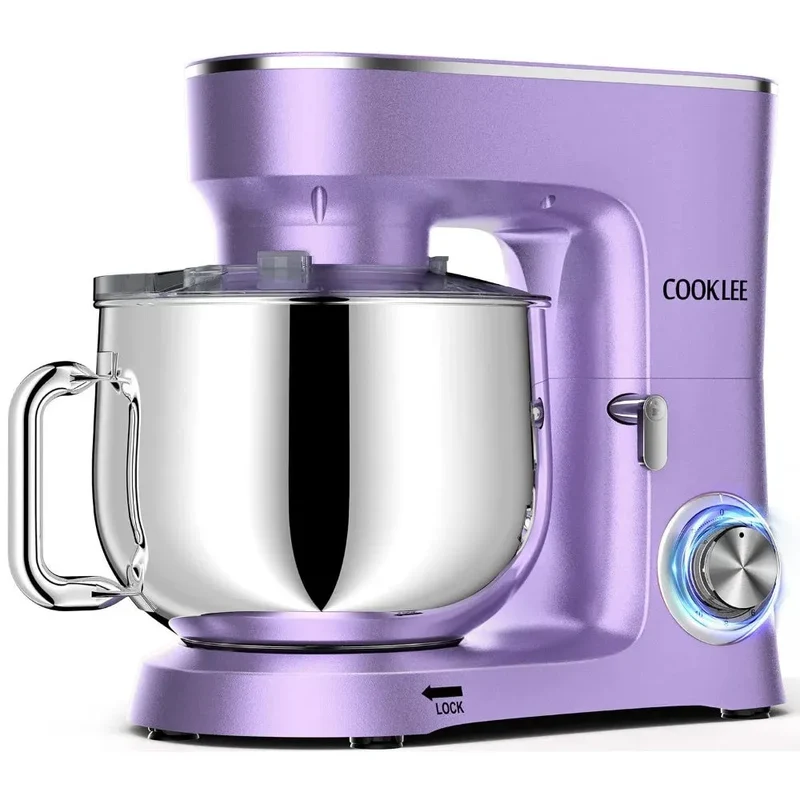 9.5 Qt. Stand Mixer, 660W 10-Speed Electric Kitchen Mixer with Flat Beaters.