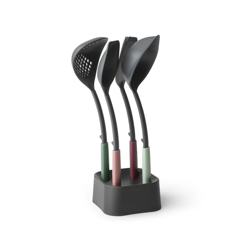 Brabantia TASTY+ Küchenutensilien-Set, Nylon, 5-teilig