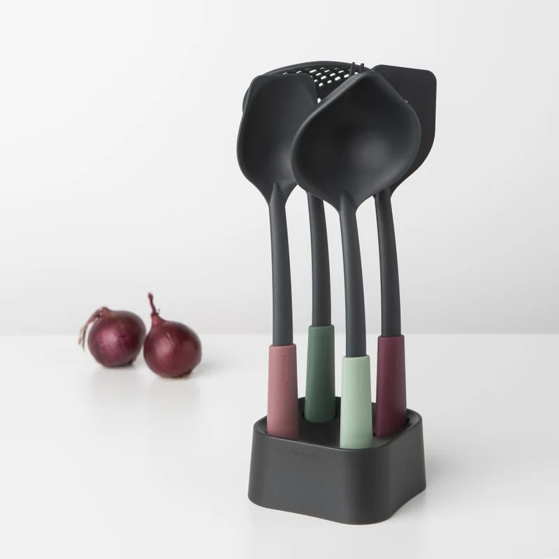 Brabantia TASTY+ Küchenutensilien-Set, Nylon, 5-teilig