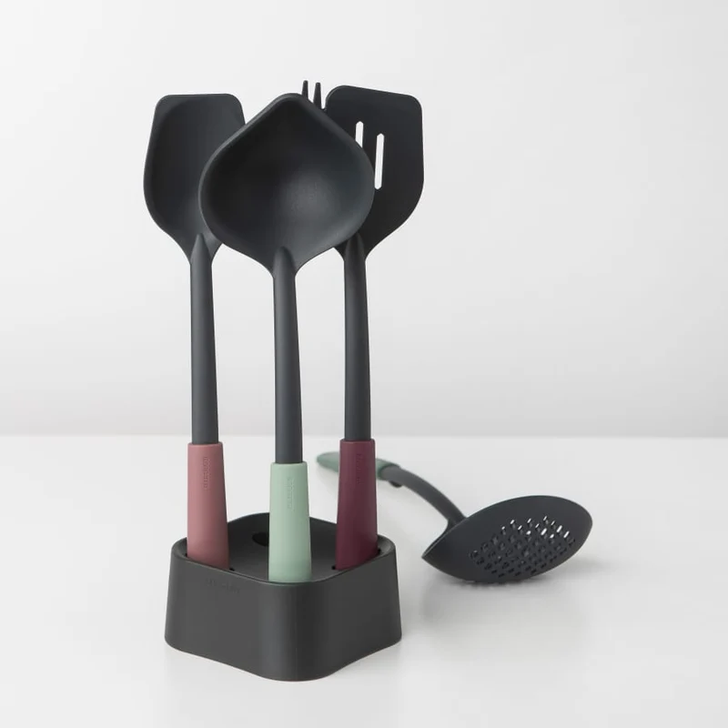 Brabantia TASTY+ Küchenutensilien-Set, Nylon, 5-teilig