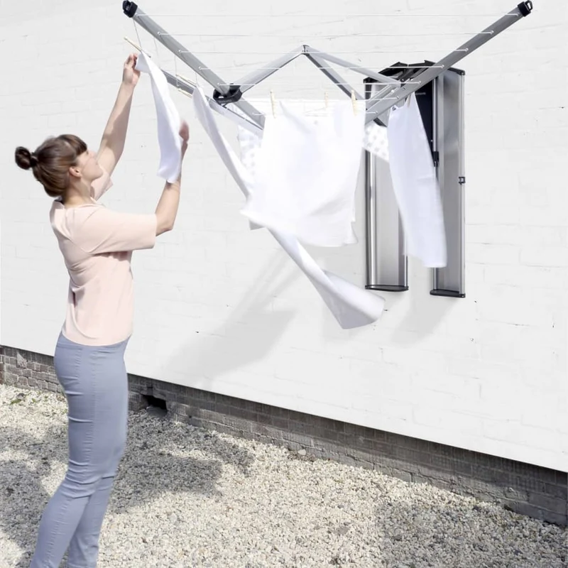Brabantia WallFix Aufbewahrungsschutzbox für Wand-Wäschetrockner, 24 Meter