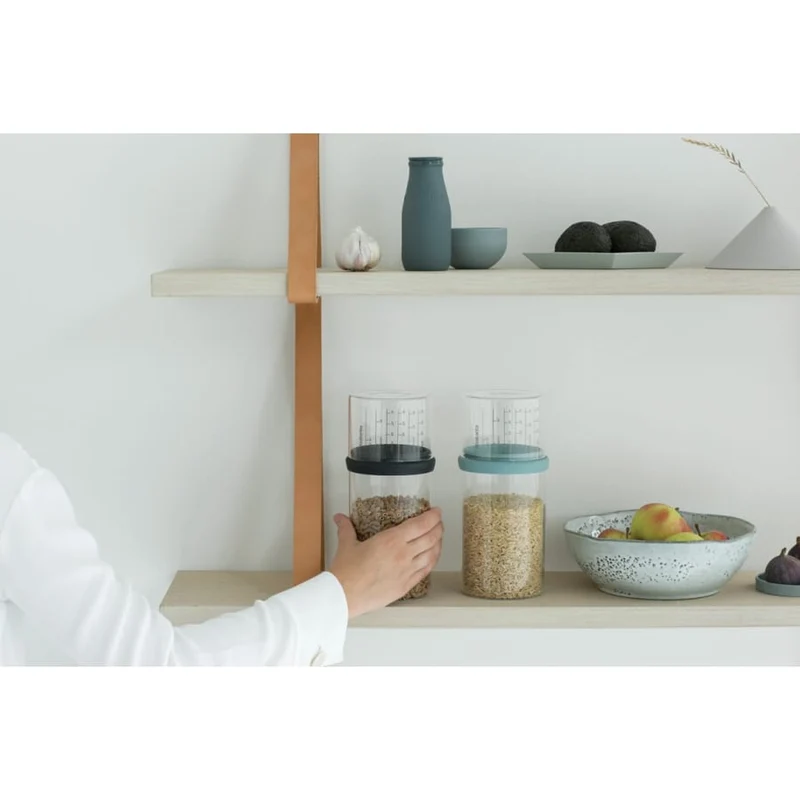 Brabantia Vorratsglas, mit Messbecher, 1 Liter