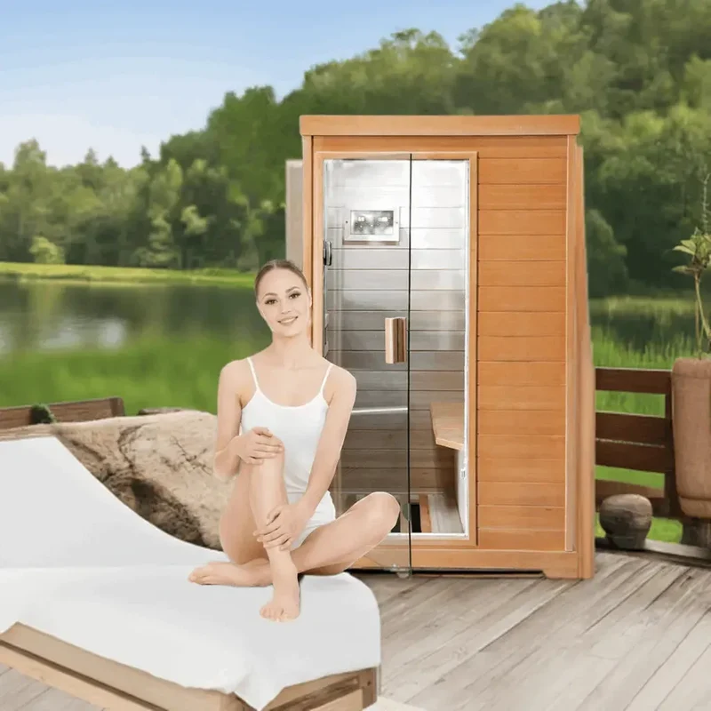 infrared sauna room single room
