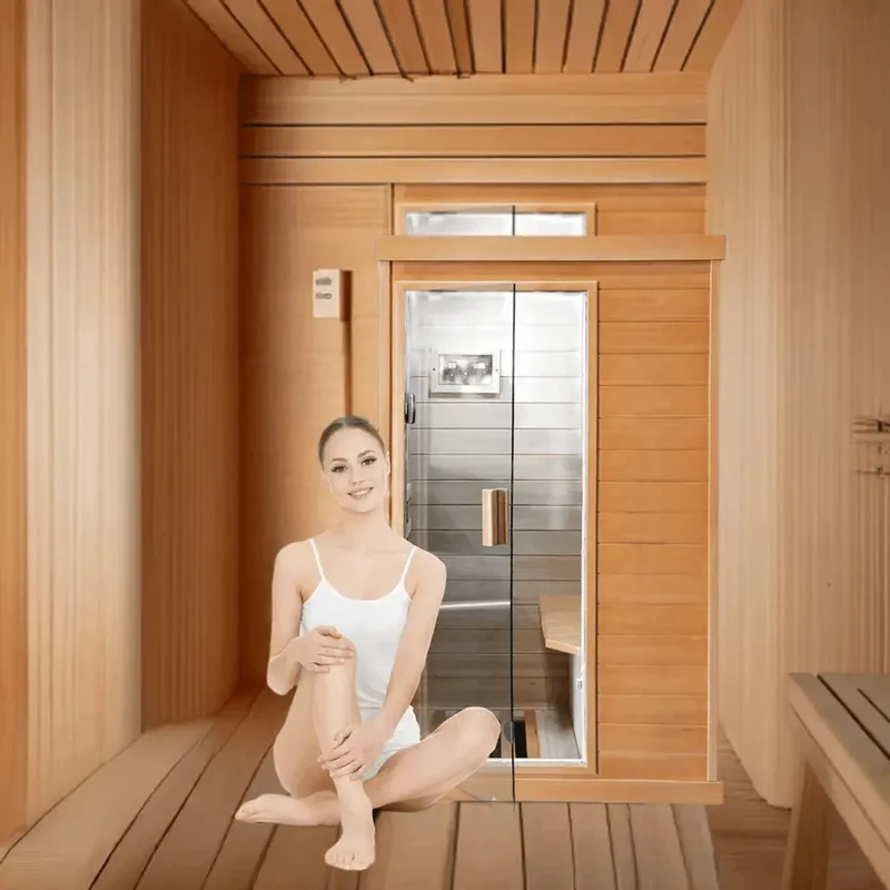 infrared sauna room single room