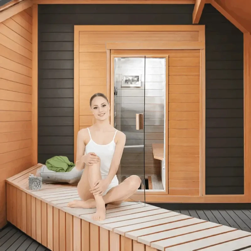 infrared sauna room single room