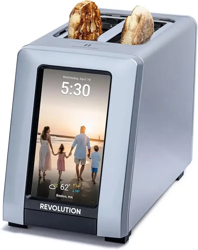 Revolution R180 Connect Plus 2-Slice Touchscreen Toaster – Connected Smart Toaster w/Patented InstaGLO 2.0 Technology