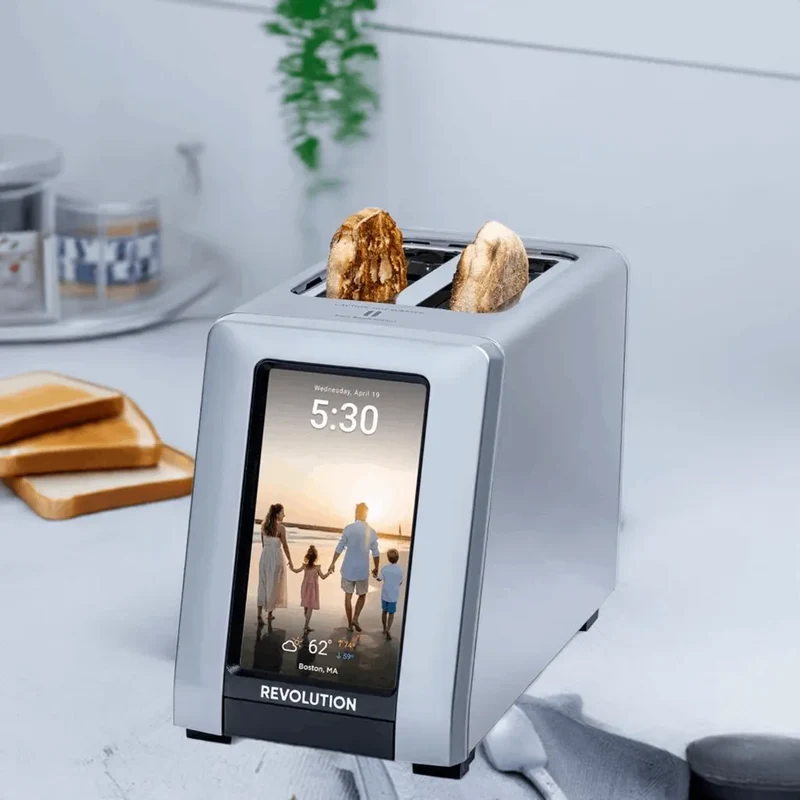 Revolution R180 Connect Plus 2-Slice Touchscreen Toaster – Connected Smart Toaster w/Patented InstaGLO 2.0 Technology