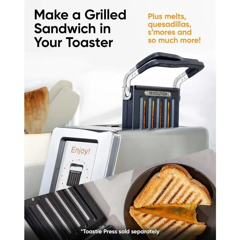 Revolution R180 Connect Plus 2-Slice Touchscreen Toaster – Connected Smart Toaster w/Patented InstaGLO 2.0 Technology