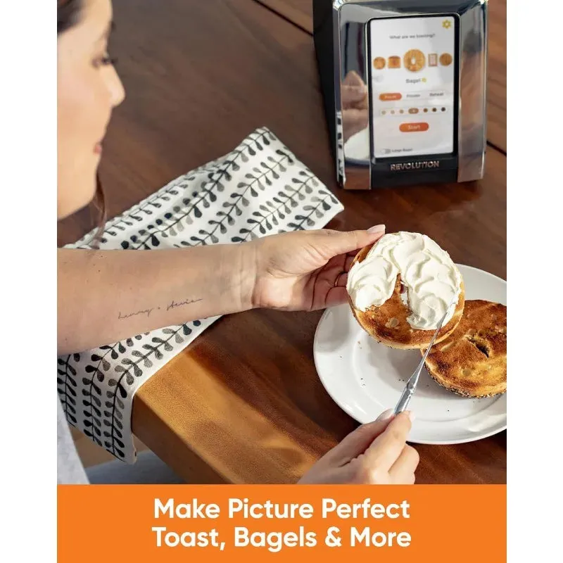 Revolution R180 Connect Plus 2-Slice Touchscreen Toaster – Connected Smart Toaster w/Patented InstaGLO 2.0 Technology