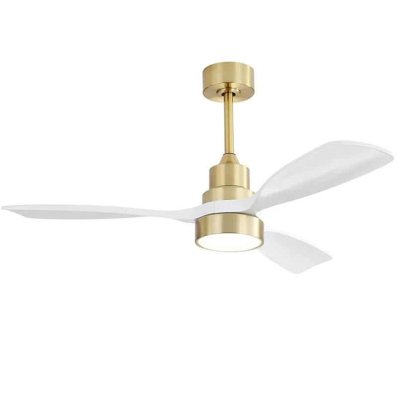 Sofucor Modern Economical 48-inch Ceiling Fan with LED Reversible DC 6-speed High wind and Remote control