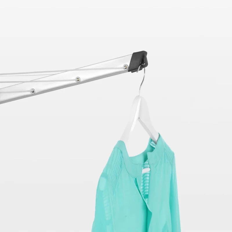 Brabantia Lift-O-Matic Wäschespinne, 60 Meter, mit Metall-Bodenanker