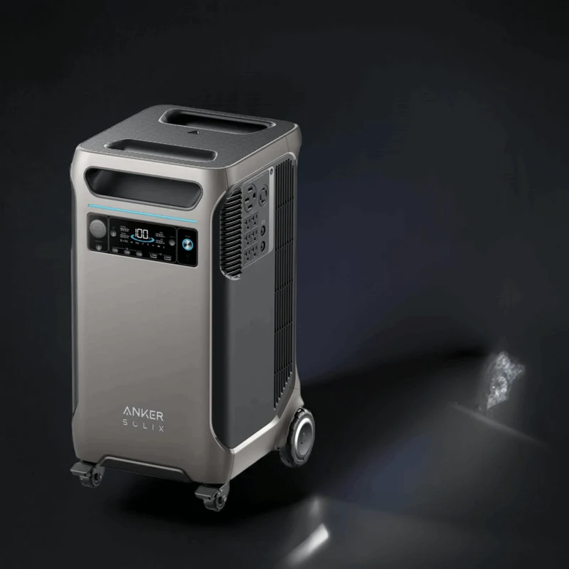 SOLIX F3800 Portable Power Station, 3840Wh, LiFePO4 Batteries, Ultra-High 6000W AC Output with 120V/240V, Solar Generator